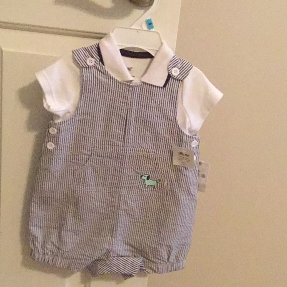 Baby boys little me outfit